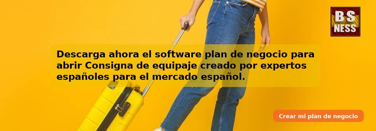 Descarga ahora el software plan de negocio para abrir Consigna de equipaje creado por expertos españoles para el mercado español.