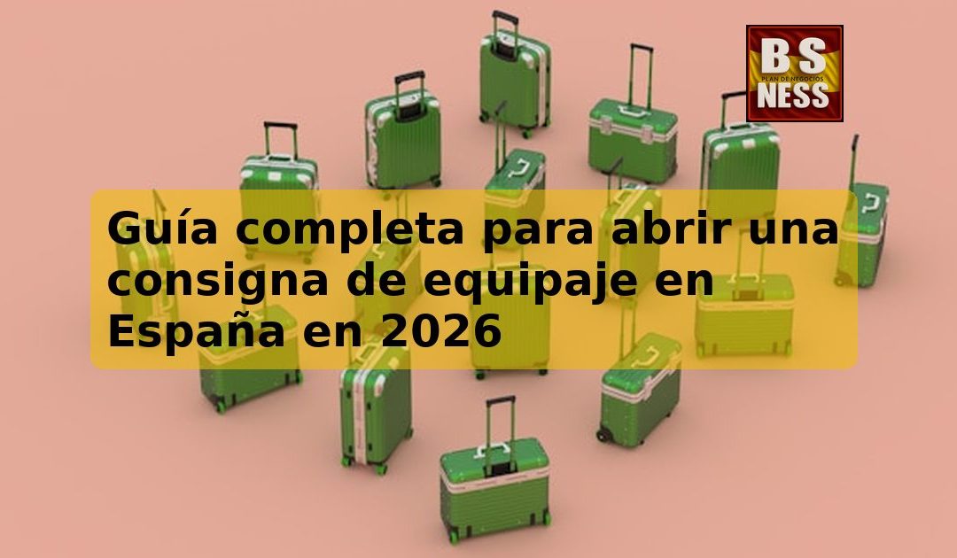 Guía completa para abrir una consigna de equipaje en España en 2026