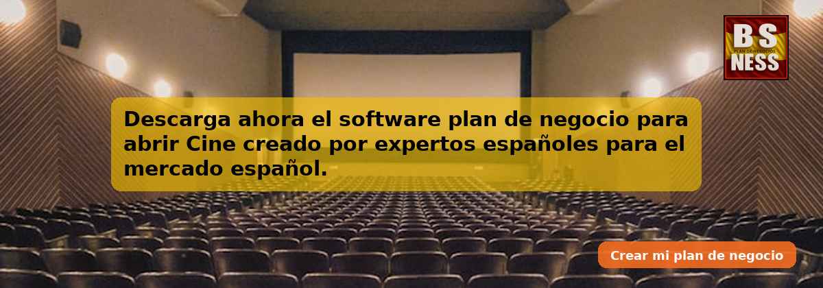 Descarga ahora el software plan de negocio para abrir Cine creado por expertos españoles para el mercado español.