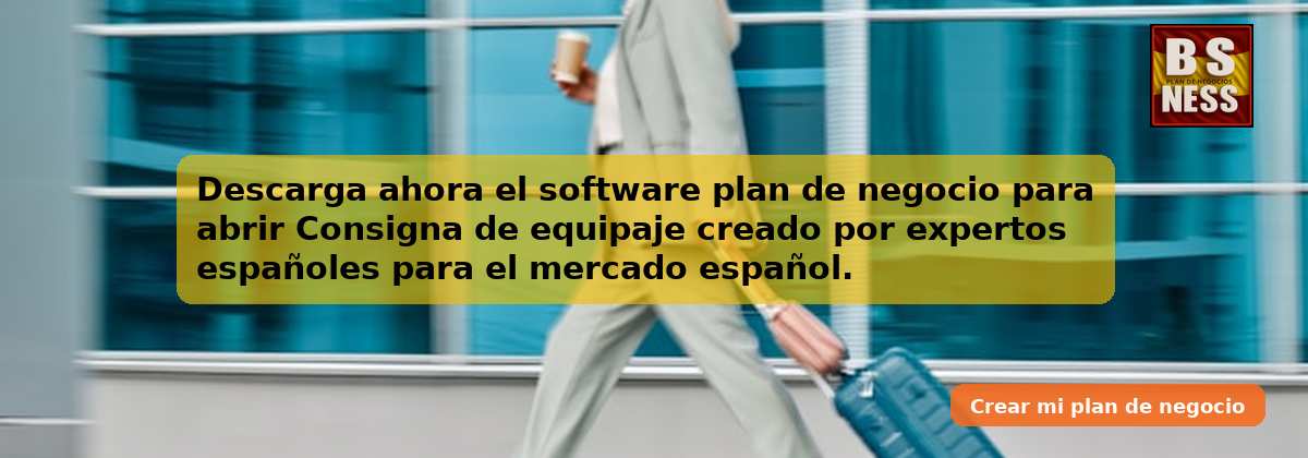 Descarga ahora el software plan de negocio para abrir Consigna de equipaje creado por expertos españoles para el mercado español.