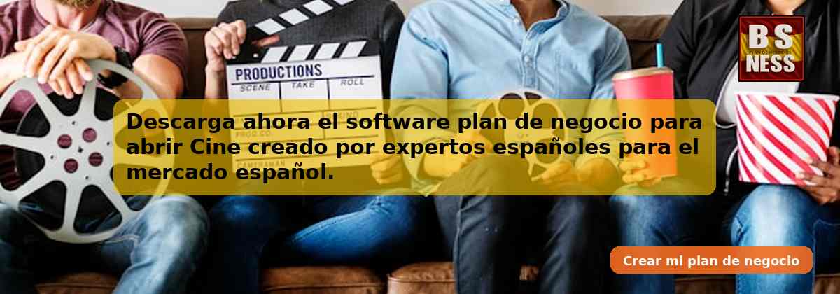 Descarga ahora el software plan de negocio para abrir Cine creado por expertos españoles para el mercado español.