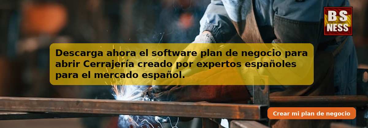 Descarga ahora el software plan de negocio para abrir Cerrajería creado por expertos españoles para el mercado español.
