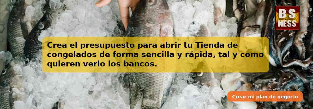 Crea el presupuesto para abrir tu Tienda de congelados de forma sencilla y rápida, tal y como quieren verlo los bancos.
