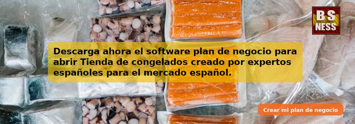 Descarga ahora el software plan de negocio para abrir Tienda de congelados creado por expertos españoles para el mercado español.